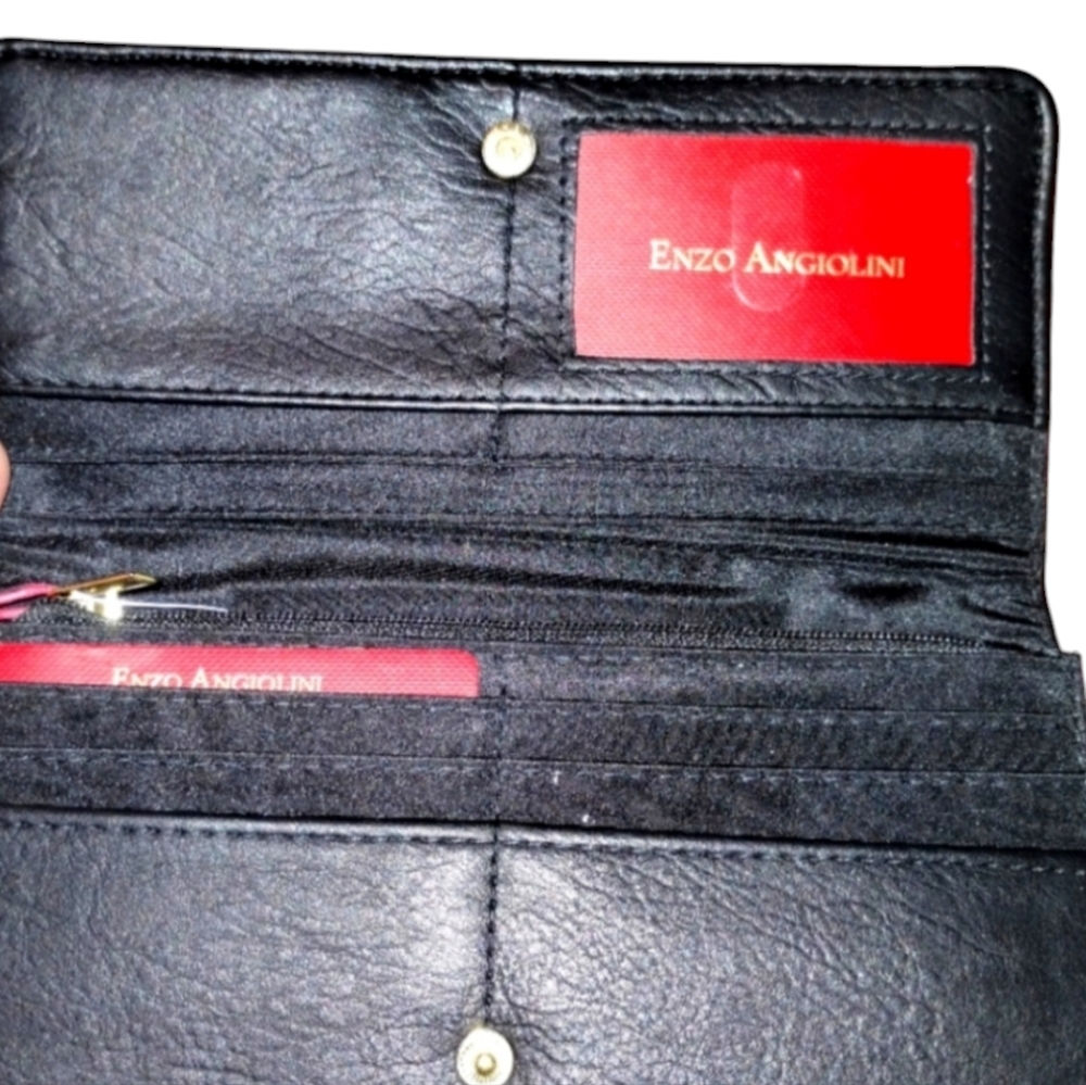 Enzo Angiolini NWT Leather wallet black